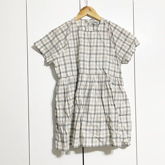 Urban Outfitters  Cody Checkered Babydoll Blouse Size XS - Picture 5 of 9